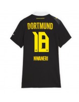 Borussia Dortmund Ethan Nwaneri #18 Venkovní Dres pro Dámské 2026-27 Krátký Rukáv